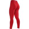 AUROLA Impressive Women Workout Leggings High Waist Yoga Pants, Seamless Running Athletic Leggings for Women(Chili Red)