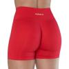 AUROLA Intensify V2.0 Women’s Workout Shorts Athletic Running Shorts, Seamless High Waist Gym Yoga Shorts(Fiery Red)