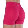 AUROLA Intensify V2.0 Women’s Workout Shorts Athletic Running Shorts, Seamless High Waist Gym Yoga Shorts(Pink)