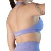AUROLA Moon Seamless Halter Backless Sport Bra for Women Adjustable Padded Active Workout Gym Yoga Crop Tank Top(Jacaranda)