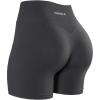 AUROLA No Scrunch Dream Shorts for Women,Seamless Workout Soft Smooth Fashion Everyday Casual Shorts(Asphalt Grey)