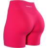 AUROLA No Scrunch Dream Shorts for Women,Seamless Workout Soft Smooth Fashion Everyday Casual Shorts(Pink)