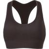 AUROLA Power Racerback Sport Bra for Women,Seamless Padded Active Workout Gym Yoga Crop Tank Top(Chocolate Torte)