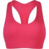 AUROLA Power Racerback Sport Bra for Women,Seamless Padded Active Workout Gym Yoga Crop Tank Top(Raspberry Sorbet)
