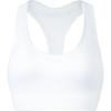 AUROLA Power Racerback Sport Bra for Women,Seamless Padded Active Workout Gym Yoga Crop Tank Top(White)