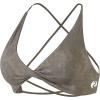 AUROLA Venus Women Sports Bras Backless Strappy Workout Bra, Low Support Removable Padded Gym Bras(Floral-coffee)