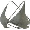 AUROLA Venus Women Sports Bras Backless Strappy Workout Bra, Low Support Removable Padded Gym Bras(Floral-khaki)