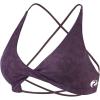AUROLA Venus Women Sports Bras Backless Strappy Workout Bra, Low Support Removable Padded Gym Bras(Floral-purple)