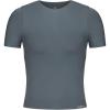AUROLA Women Essentials Seamless Short Sleeve Fitted Tshirt Gym Workout Athletic Shirts Top Tee(Steel Grey)