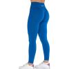 AUROLA Workout Leggings for Women Seamless Scrunch Tights Tummy Control Gym Fitness Girl Sport Active Yoga Pants(Lapis Blue)