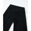 AUROLA Yoga Pants Workout Leggings Women No Front Seam Gym Leggings High Waist Stretch Casual Soft Straight Wide Leg Bottoms(Black)